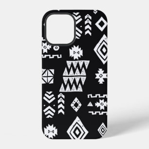 Funda Para iPhone 12 Antecedentes étnicos tribales. Geometría primitiva