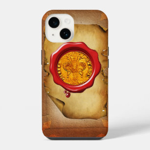Funda Para iPhone 14 ANTIGUO FLORENTINO DE ORO FORINT cera pergamino