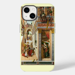 Funda Para iPhone 14 Anunciación, San Emidio y OVNI por Crivelli