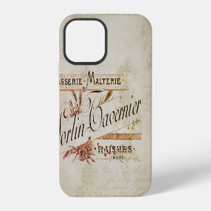 Funda Para iPhone 12 Anuncio de cervecería francesa antigua