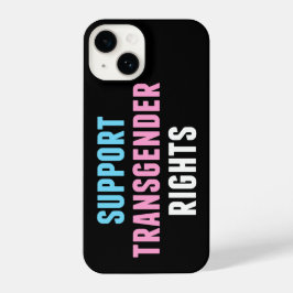 Funda Para iPhone 14 Apoyar los derechos transgénero Trans Alate Black
