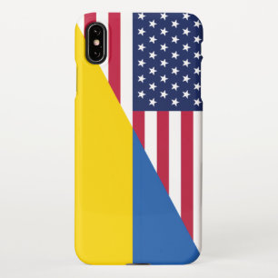 Funda Para iPhone XS Max Apoyo norteamericano hacia Ucrania Sherpa Blanket