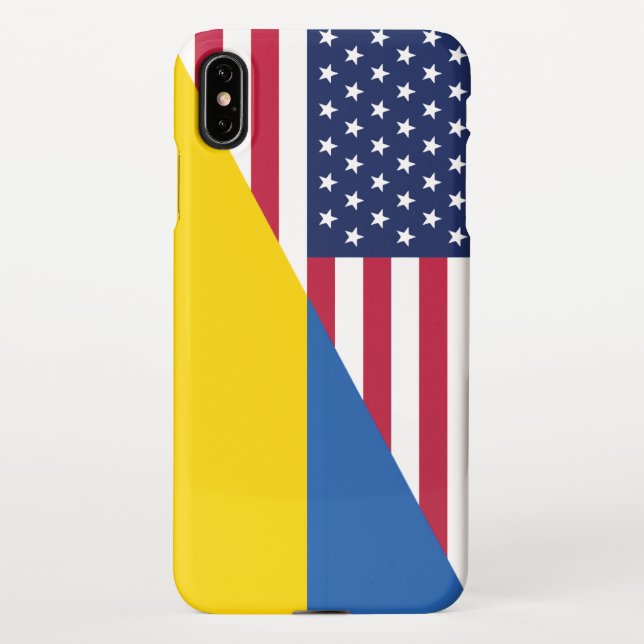 Funda Para iPhone Apoyo norteamericano hacia Ucrania Sherpa Blanket (Reverso)