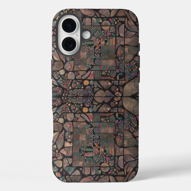 Funda para iPhone Apple 16 Plus moderno y artístic (Reverso )