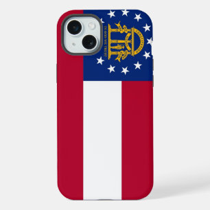 Apple iPhone 15 Plus Funda-Mate, bandera de Georgi
