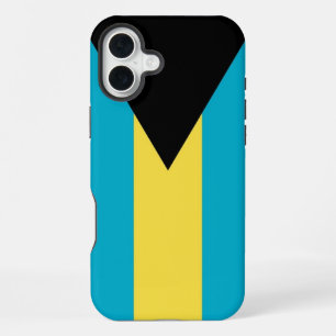 Funda Para iPhone 16 Plus Apple iPhone 16 Plus Mate, bandera de Bahamas