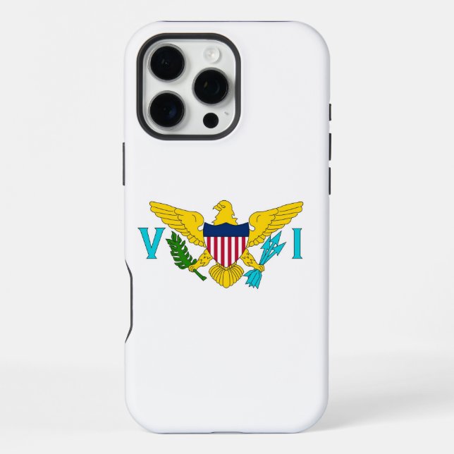 Funda Para iPhone Apple iPhone 16 Pro Max, Islas Vírgenes de EE. UU. (Reverso )