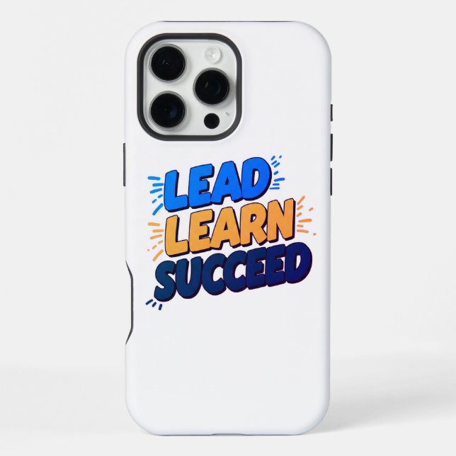 Funda Para iPhone "Apple iPhone 16 Pro Max - LIDERAR, APRENDER, ÉXIT (Reverso )