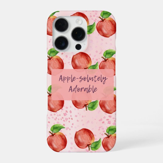 Funda Para iPhone Apple-solutely Adorable (Reverso)