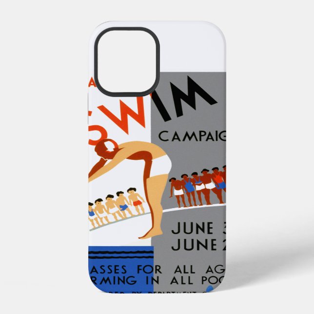 Funda Para iPhone Aprende a nadar (Reverso )