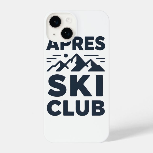 Funda Para iPhone Apres Ski Club Mountain Logo - Custom Mens Winter  (Reverso )