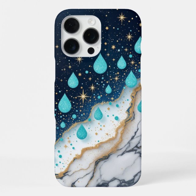 Funda Para iPhone Aqua Marble (Reverso )