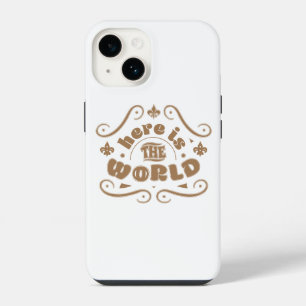 Funda Para iPhone 14 Aquí está el mundo