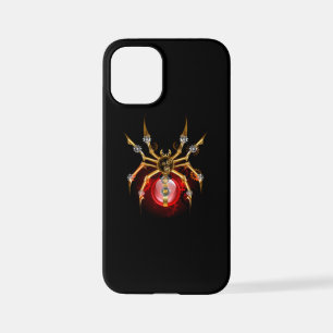 Funda Para iPhone 12 Mini Araña de vapor sobre negro