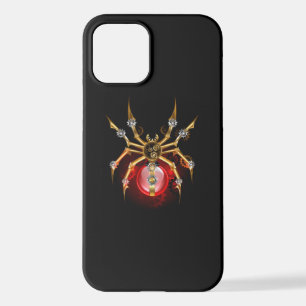 Funda Para iPhone 12 Araña de vapor sobre negro