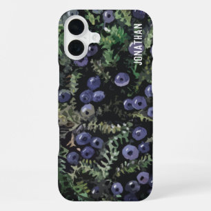 Funda Para iPhone 16 Plus Arándanos azules silvestres