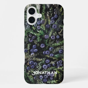 Funda Para iPhone 16 Plus Arándanos azules silvestres