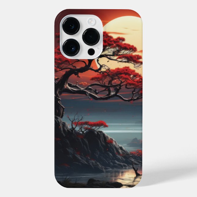 Funda Para iPhone Árbol Bonsai (Reverso)
