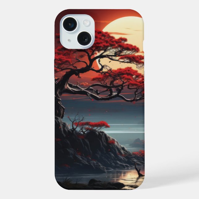 Funda Para iPhone Árbol Bonsai (Reverso )