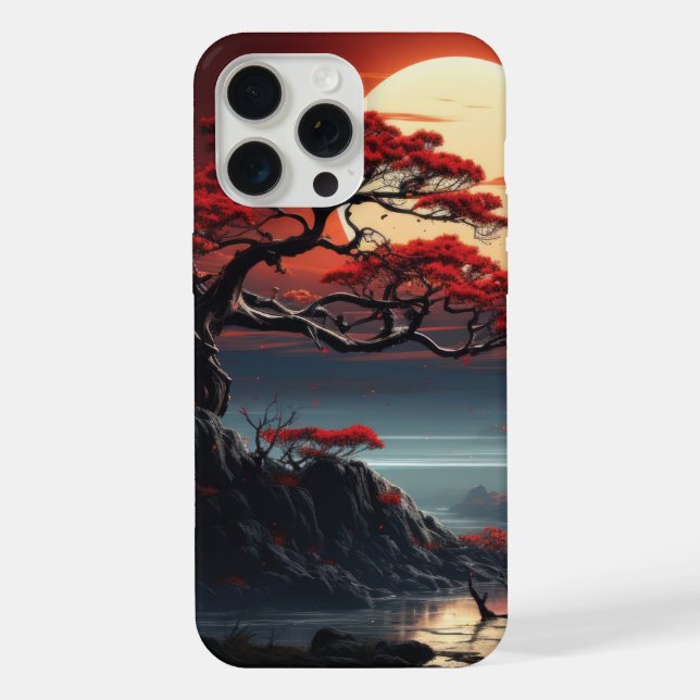 Funda Para iPhone Árbol Bonsai (Reverso )