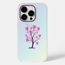 Árbol de árbol de amor de los corazones color de a