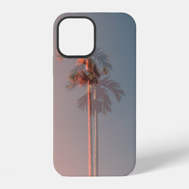 Funda Para iPhone Árbol de coco verde (Reverso )