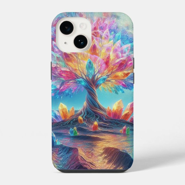 Funda Para iPhone Árbol de la Luna (Reverso )