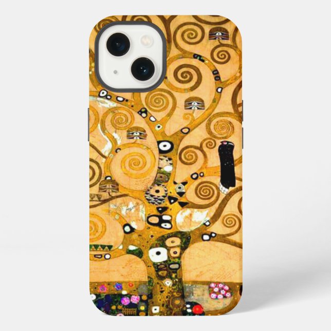 Funda Para iPhone Árbol de la Vida de Gustav Klimt (Reverso )