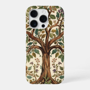 Funda Para iPhone 16 Pro Árbol de la Vida de William Morris Vintage Pre-Raf