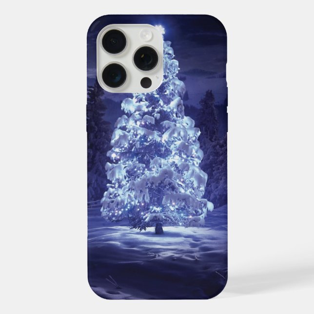 Funda Para iPhone Árbol de Navidad (Reverso )