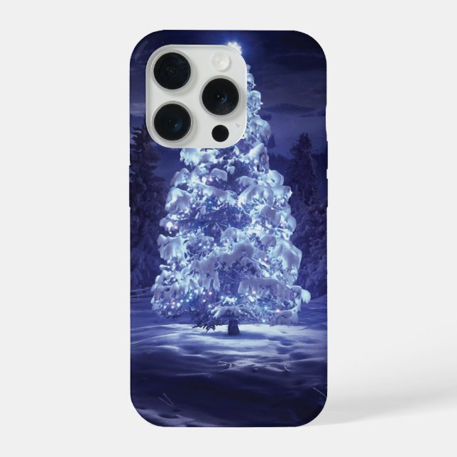 Funda Para iPhone Árbol de Navidad  (Reverso )