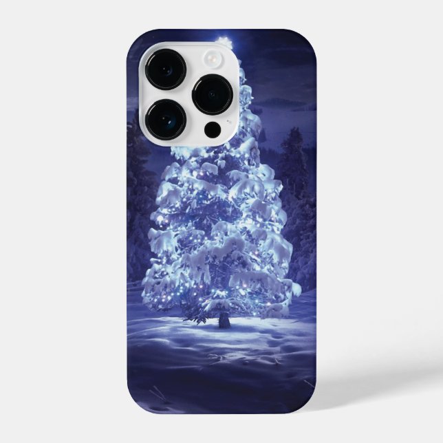 Funda Para iPhone Árbol de Navidad (Reverso )