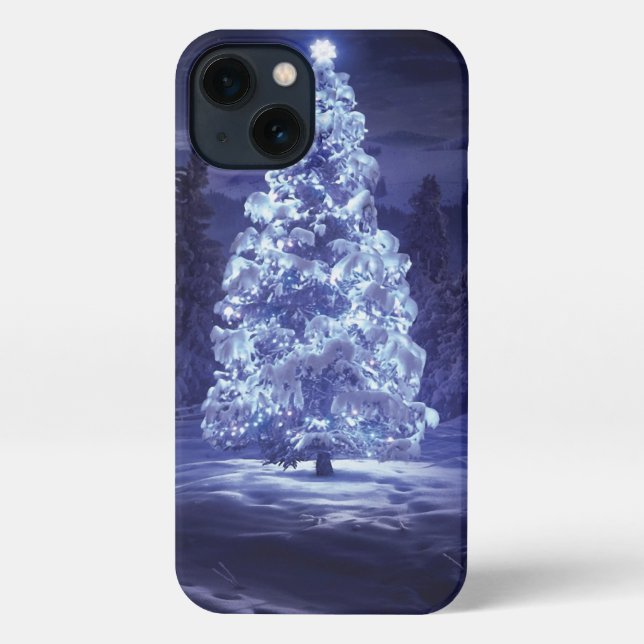 Funda Para iPhone Árbol de Navidad (Reverso )