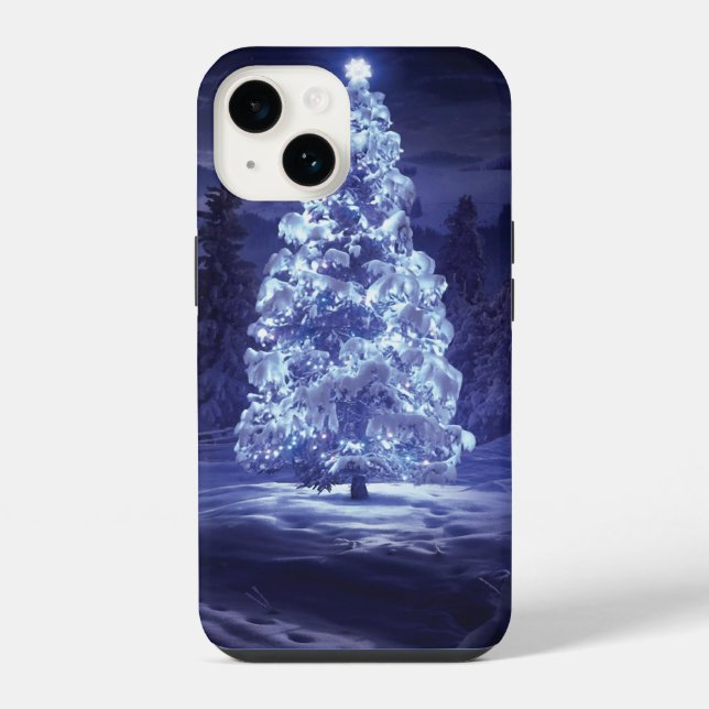 Funda Para iPhone Árbol de Navidad  (Reverso )