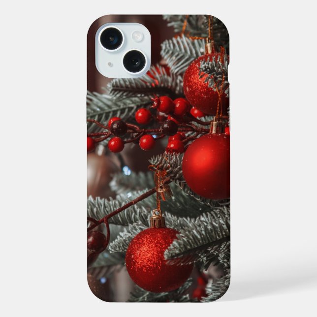 Funda Para iPhone Árbol de Navidad (Reverso )