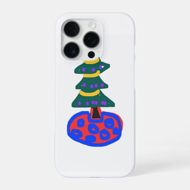 Funda Para iPhone Árbol de Navidad (Reverso)