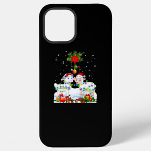 Funda Para iPhone 12 Pro Max Árbol de Navidad de ovejas divertidas Regalo de