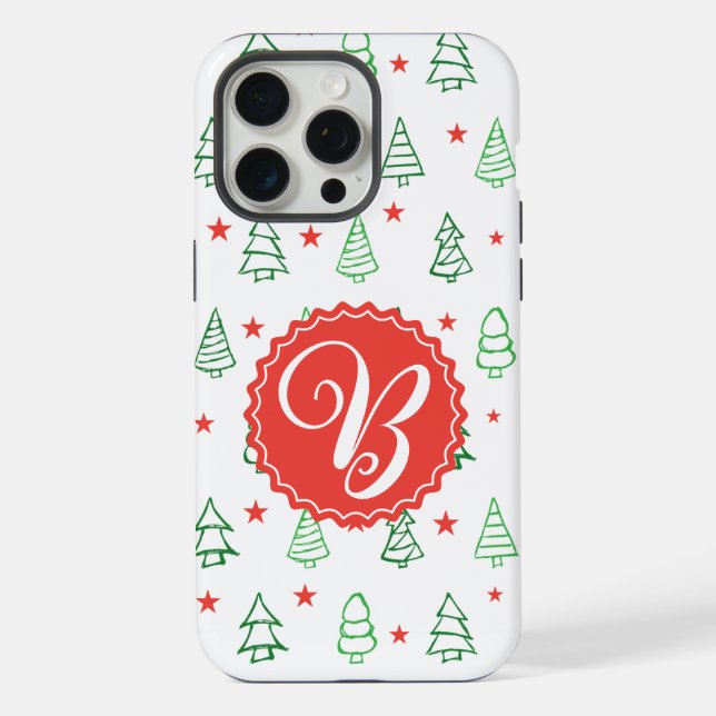 Funda Para iPhone Árbol de Navidad personalizado (Reverso )