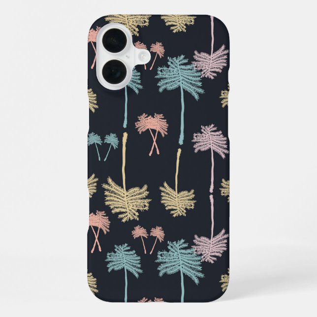 Funda Para iPhone Árboles botánicos de Confetti (Reverso )