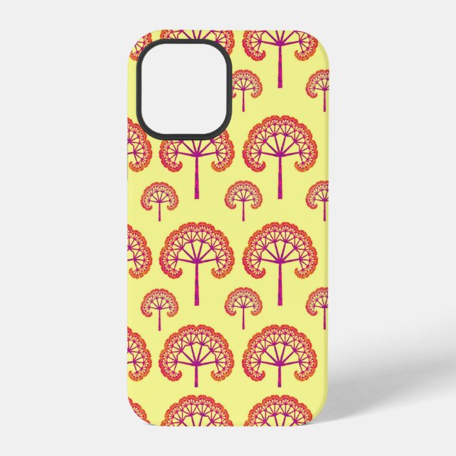 Funda Para iPhone Árboles de verano (Reverso )