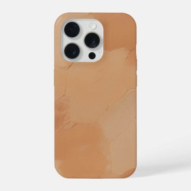 Funda Para iPhone Arcilla Terracota Atardecer — Arena Cálida del Des (Reverso )