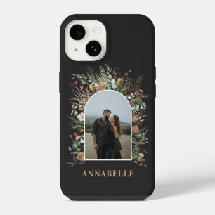 Funda Para iPhone 14 Arco de follaje moderno botánico acuarela foto Cas