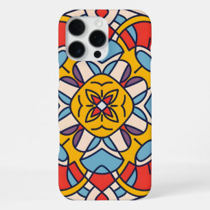Funda Para iPhone 16 Pro Max arco de mosaico cercle, patrón de Mandala