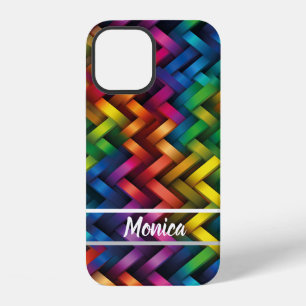 Funda Para iPhone 12 Arcoíris de Geometría Vibrante