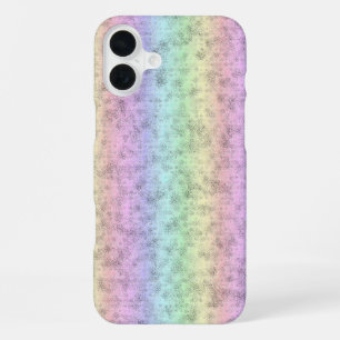 Funda Para iPhone 16 Plus Arcoíris en Cuero de Elefante Optik