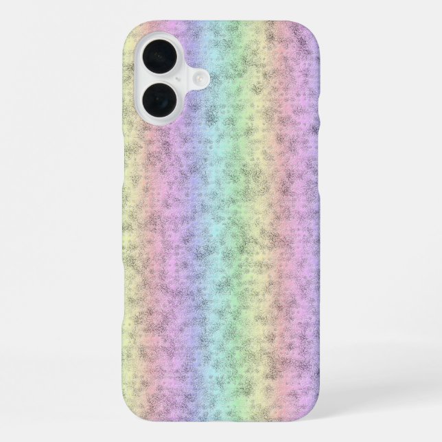 Funda Para iPhone Arcoíris en Cuero de Elefante Optik (Reverso )