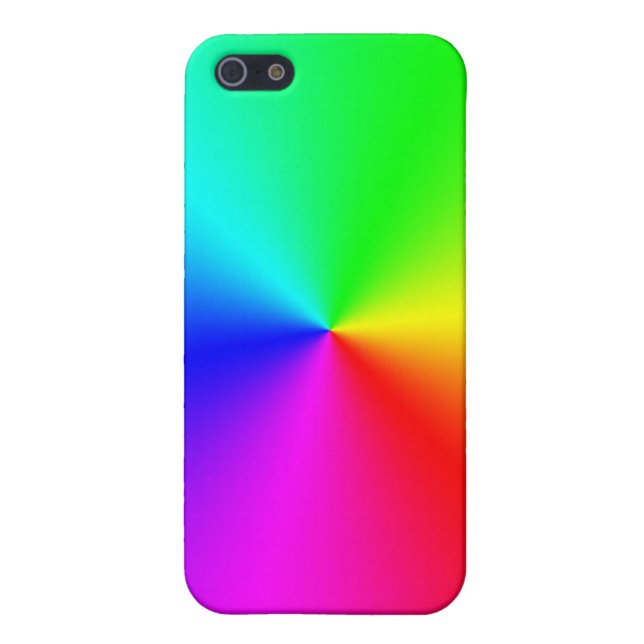 Funda Para iPhone Arcoiris metálico (Atrás)