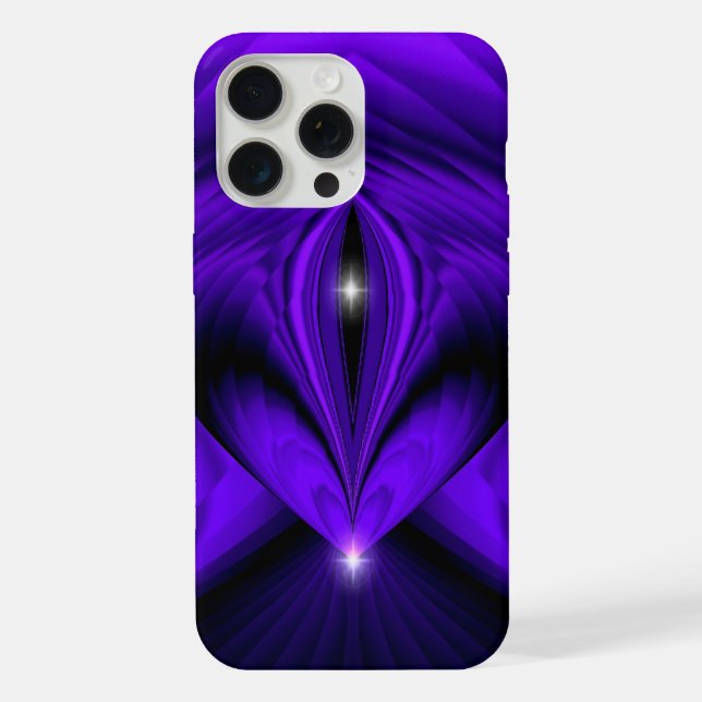 Funda Para iPhone Arcoiris morado sueña dos estrellas (Reverso )