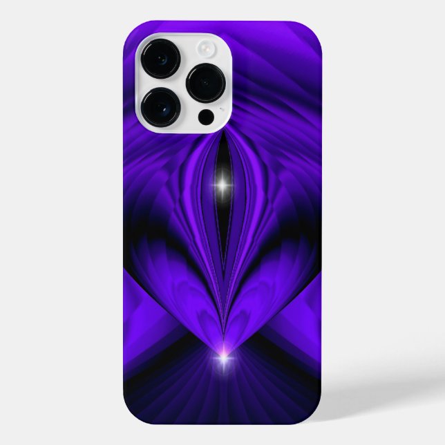 Funda Para iPhone Arcoiris morado sueña dos estrellas (Reverso)