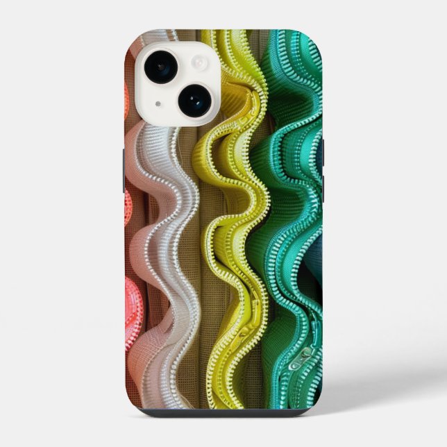 Funda Para iPhone Arcoíris Ondulado (Reverso )